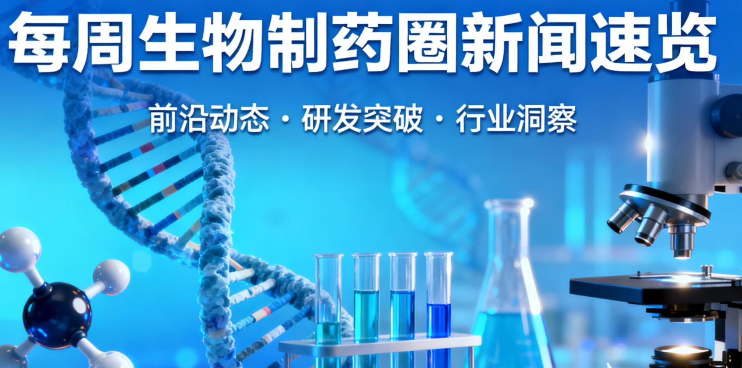 每周制药圈新闻速览