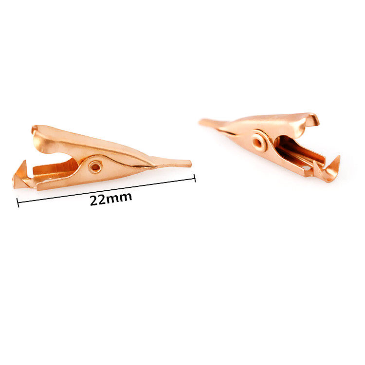 ONLYOA mini small electrical soild copper alligator clips with smooth jaws, China supplier