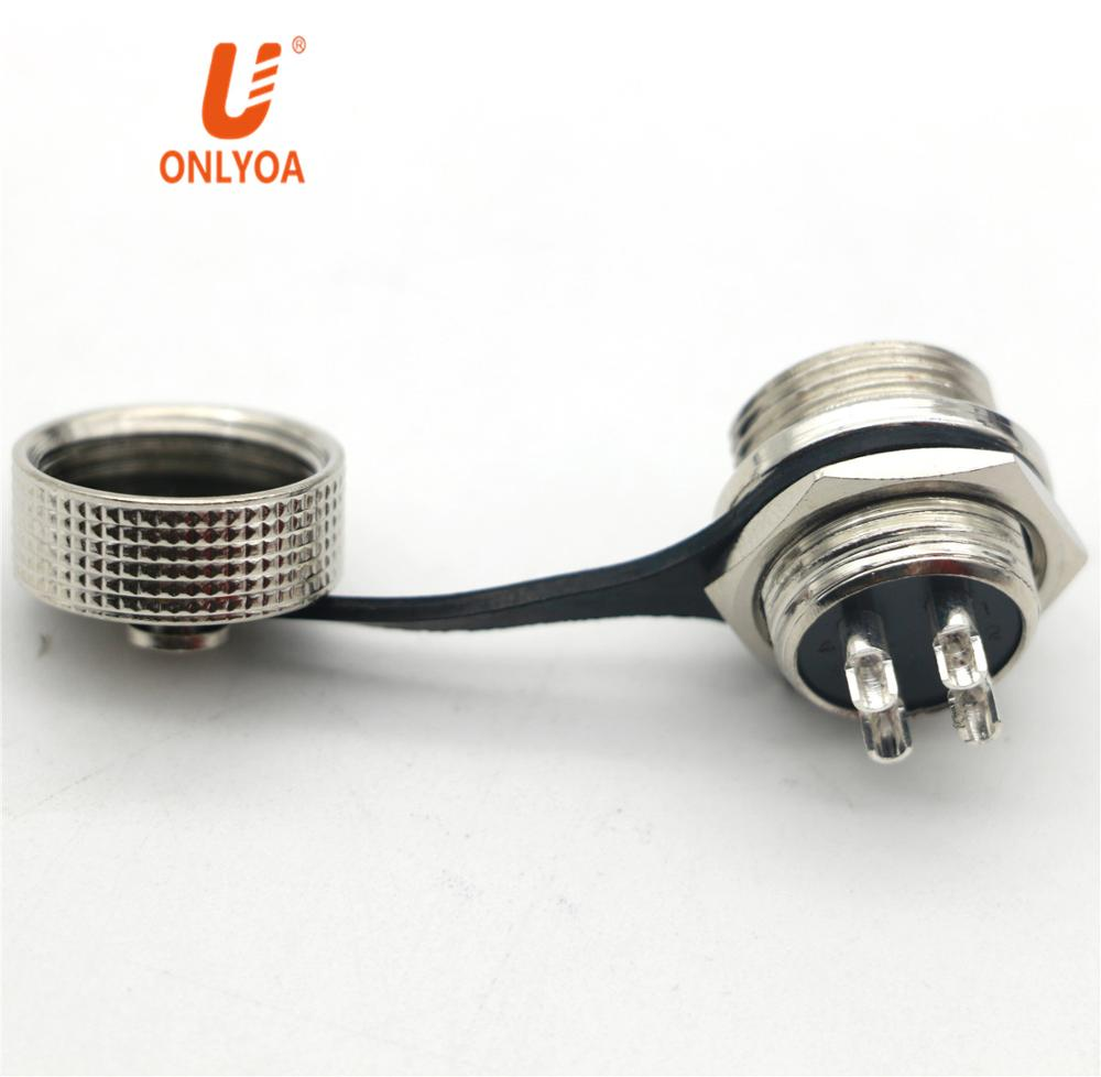 GX16  M16 2 3 4 5 6 7 8 9 10 Pin Waterproof IP67 Aviation plug socket circular connector