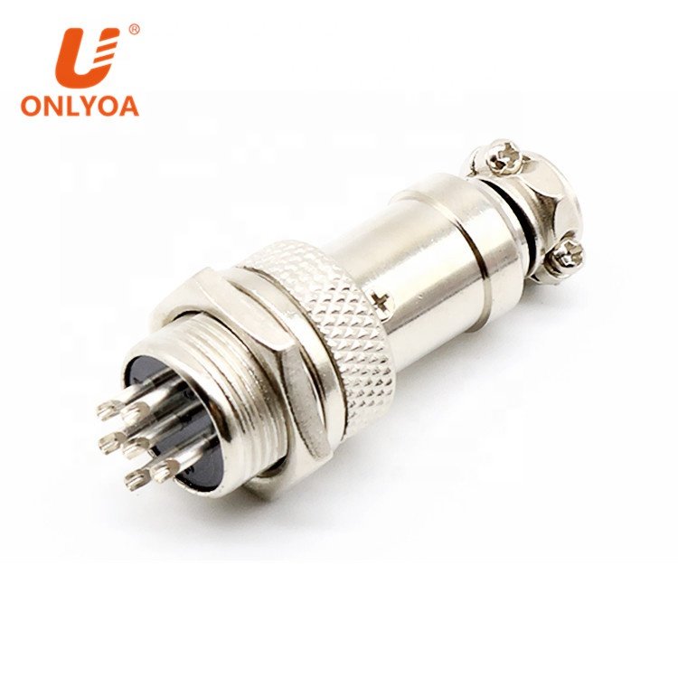 Male Female GX16 M16 6 pin 16mm circular connector aviation aircraft electrical wire connectors cable connectors manufacturers
