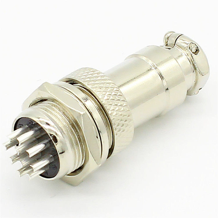 GX16 M16 16mm 10 pin multipole circular connectors