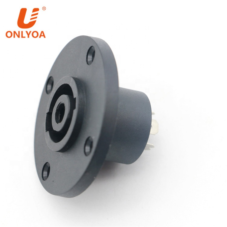 4 Pin Female Firewire Speaker Connector Round XLR Jack With Copper Cable XLR Speaker connector