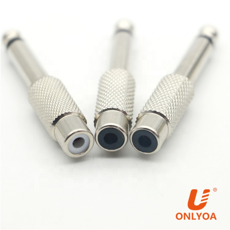 635mm male mono dual stereo audio connector to 3.5mm female audio socket 6.35mm audio socket to rca connector