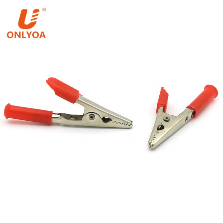 ONLYOA cheap small medical crocodile clip alligator clamp electrical for ECG EKG, Alligator clips manufacturers