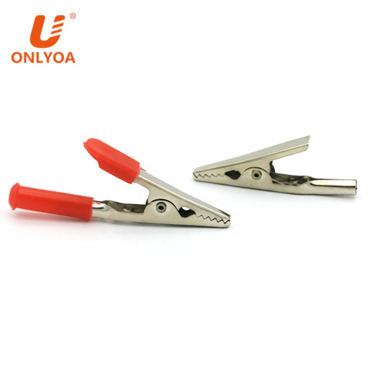 ONLYOA cheap small medical crocodile clip alligator clamp electrical for ECG EKG, Alligator clips manufacturers