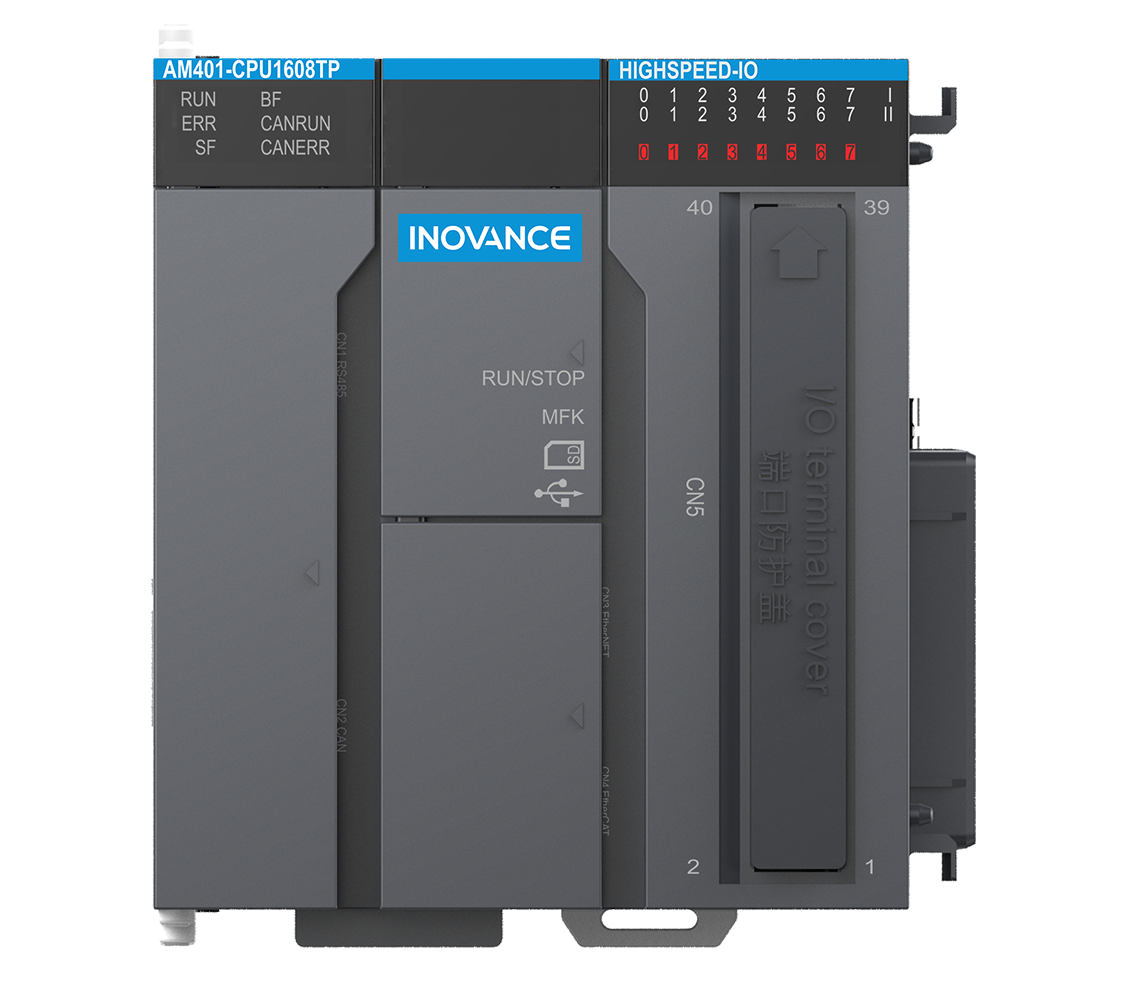 AM400 系列PLC（4軸的AM401系列 、8軸的AM402系列 和 16軸的AM403系列）