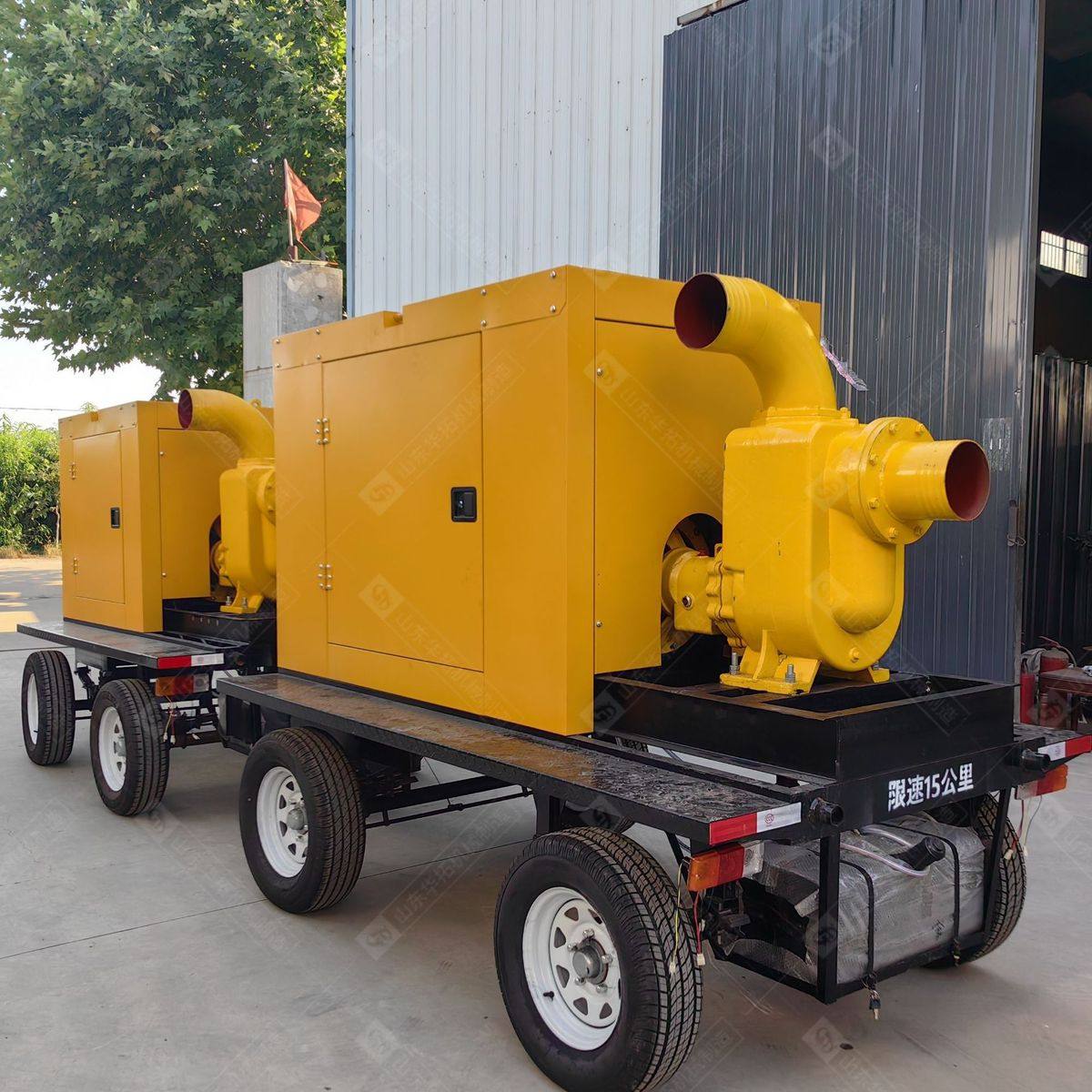 移动式防汛泵车