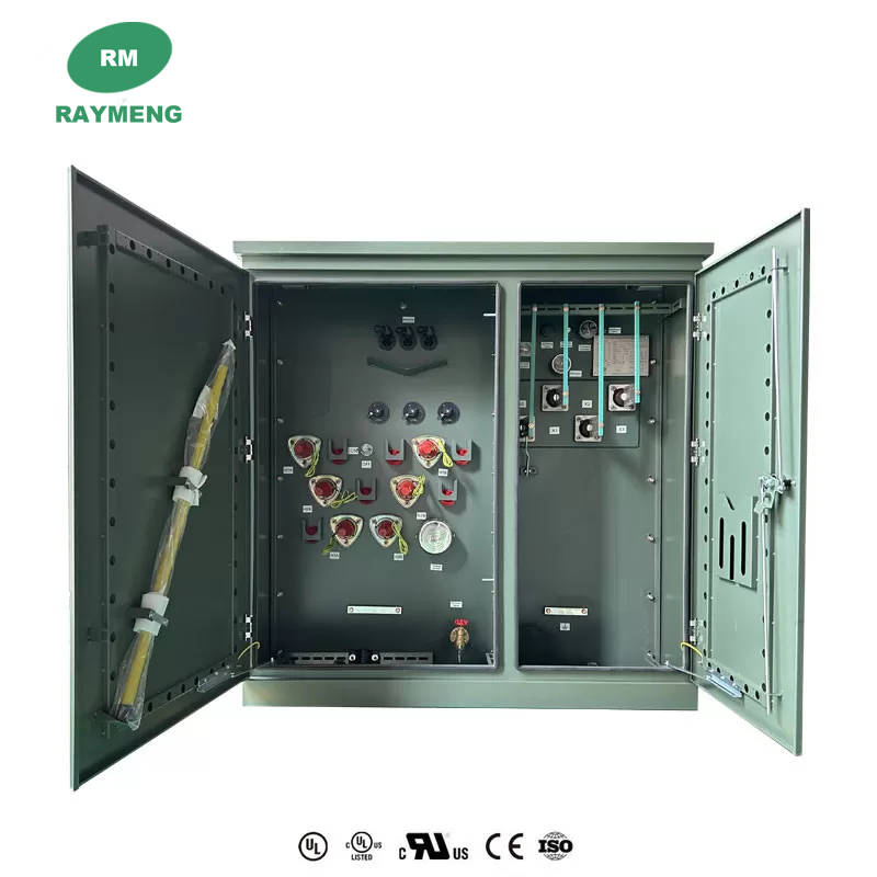 3 Phase Pad Mounted Transformer Oil Immersed Distribution 500Kva 12870V ANSI IEEE Standards