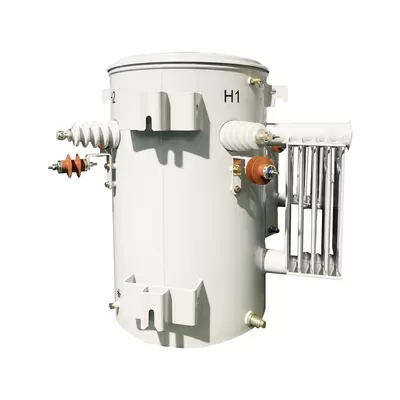 167kva Single Phase Pole Mounted Transformer CSP Type oil immersed distribution Step Down 4160v To 480v