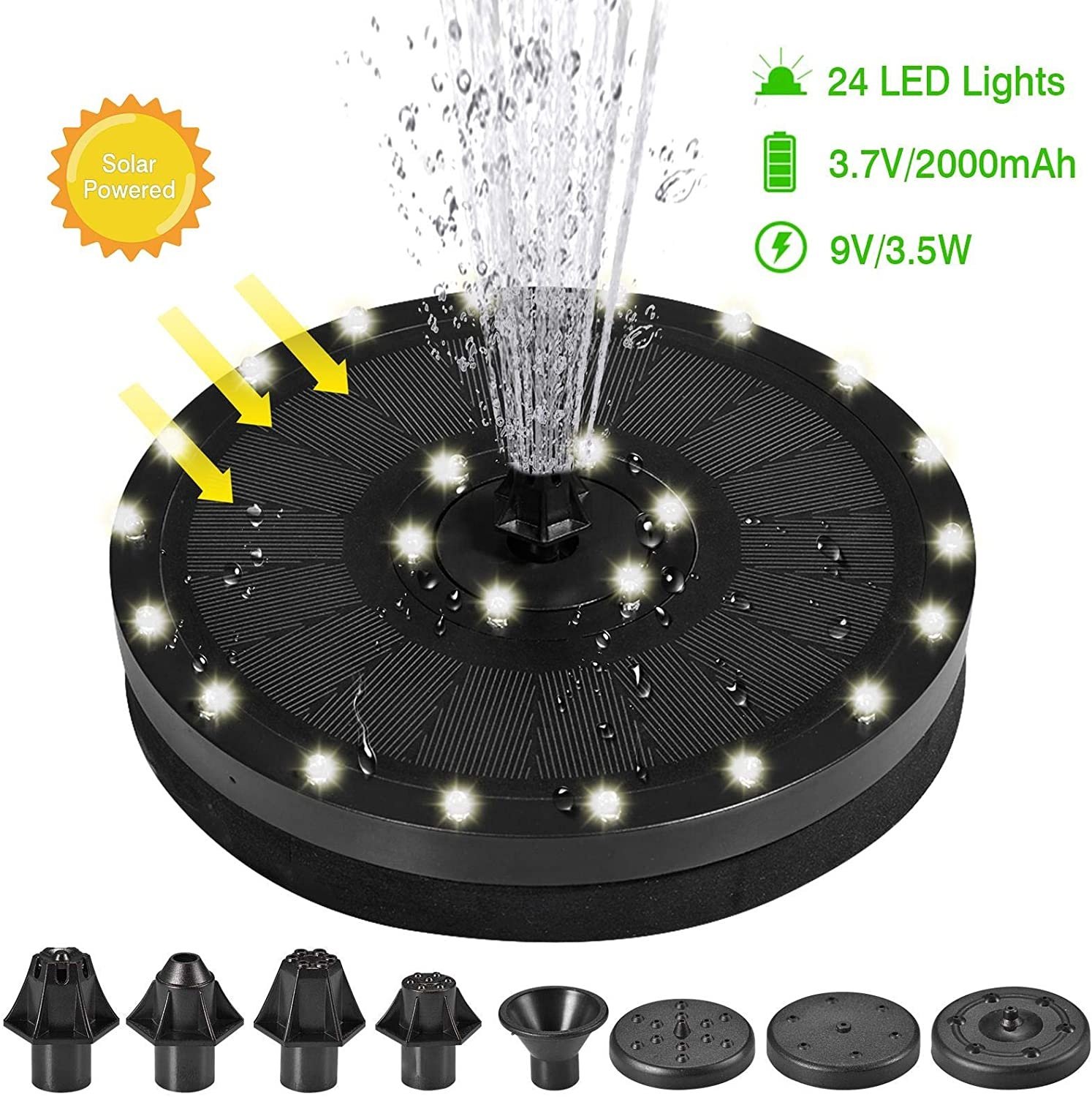 Solar Fountian  with LED SP08D