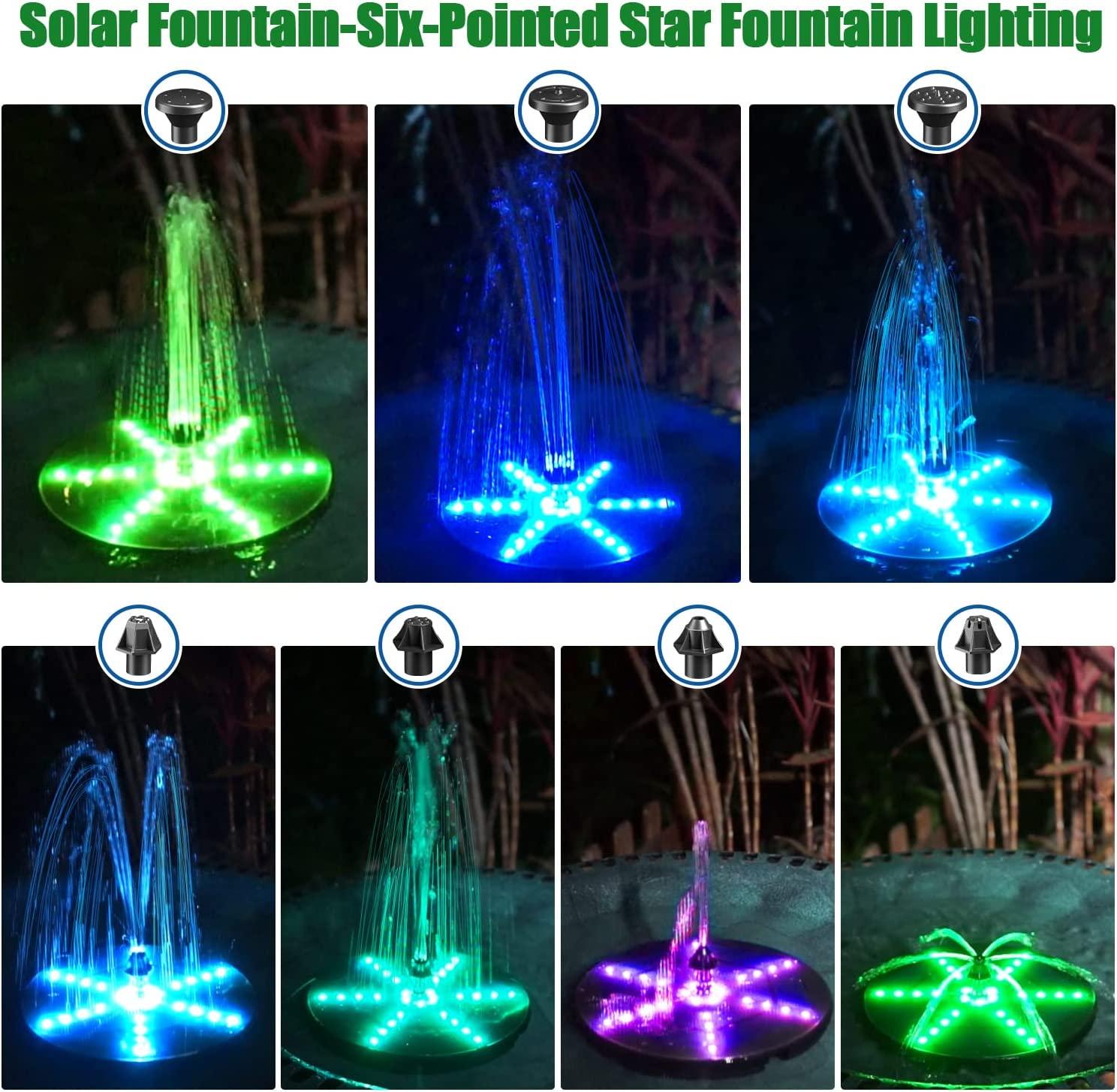 Solar Fountian with LED SP23D