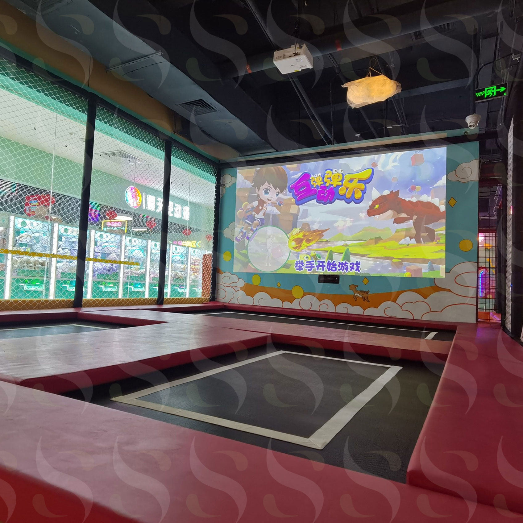 沉浸式互动蹦床