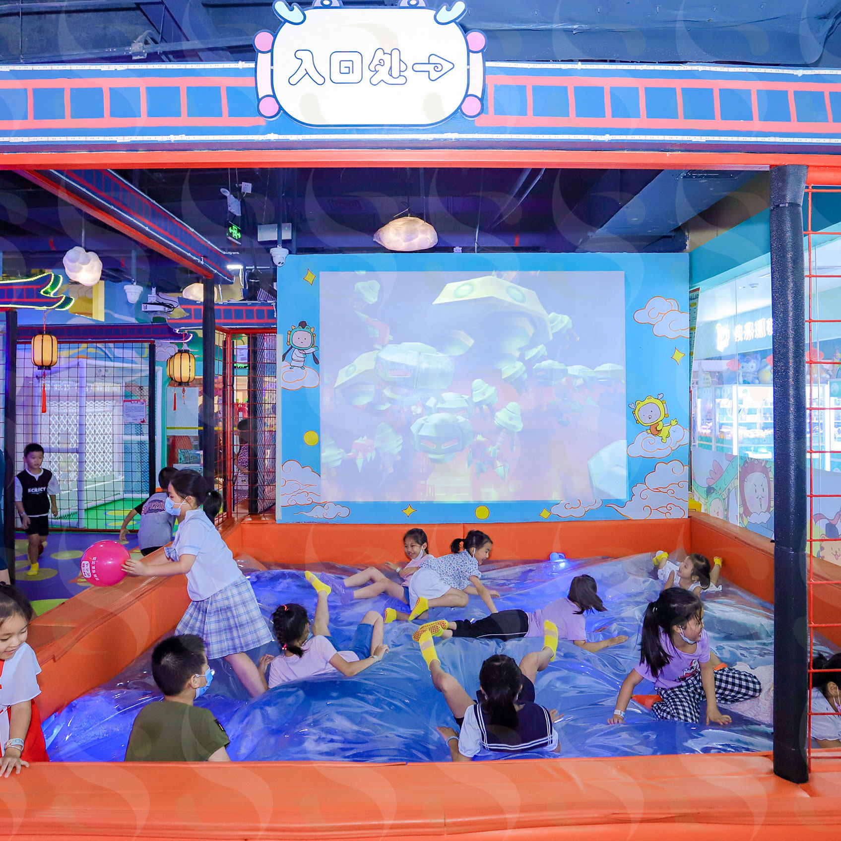 沉浸式互动蹦床