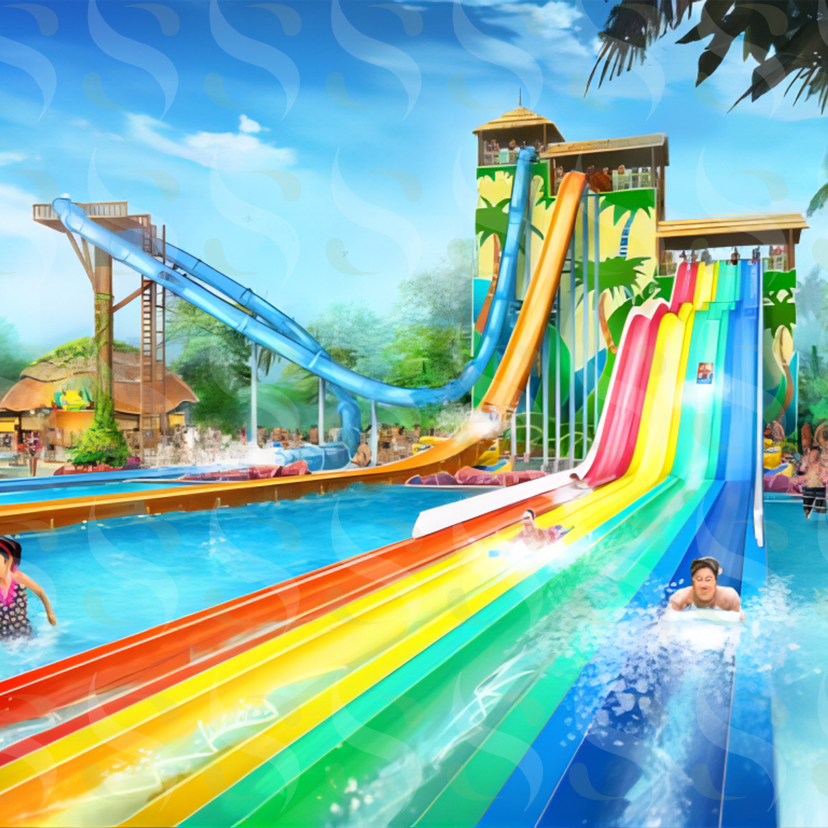 黄冈嗨派蛙水陆乐园