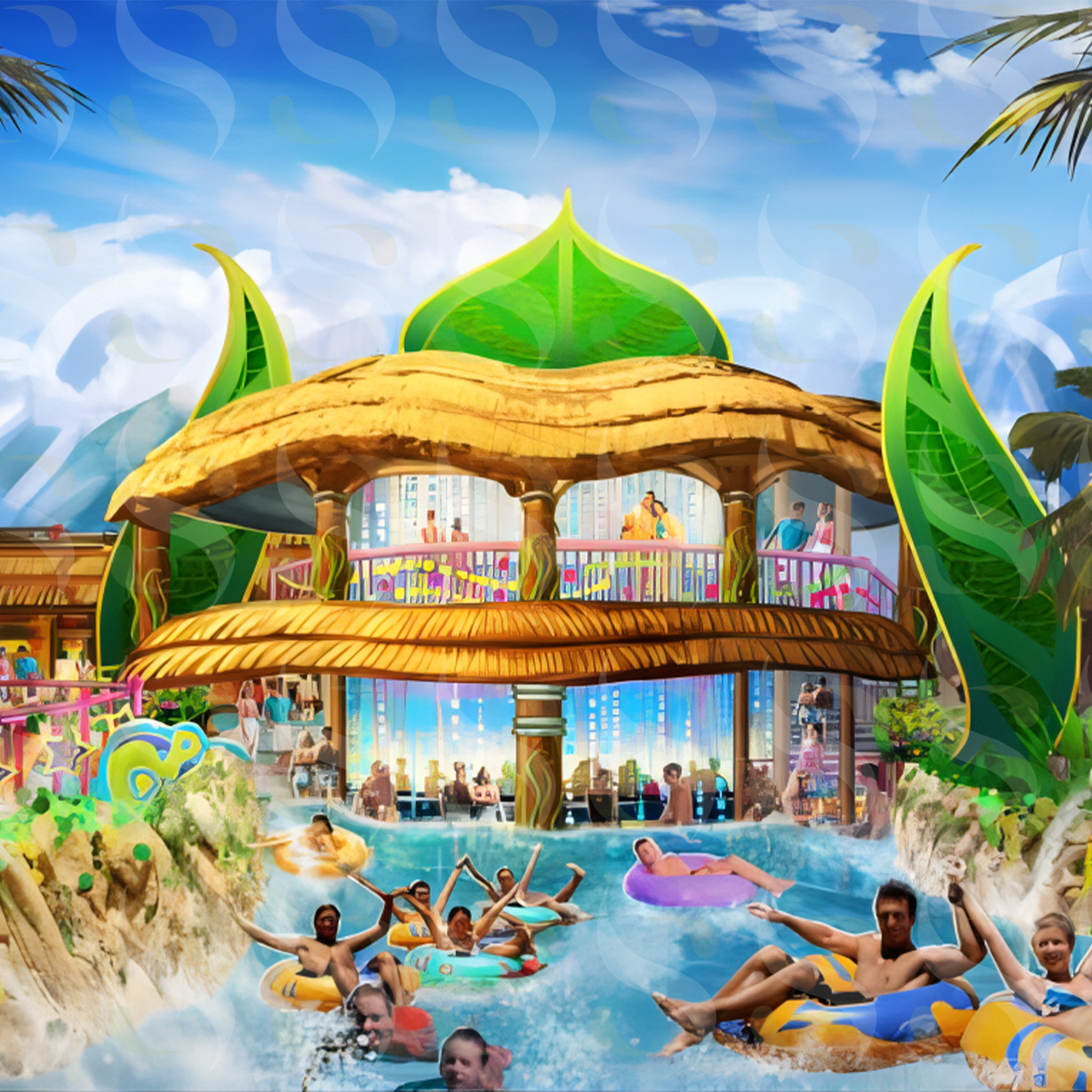 黄冈嗨派蛙水陆乐园