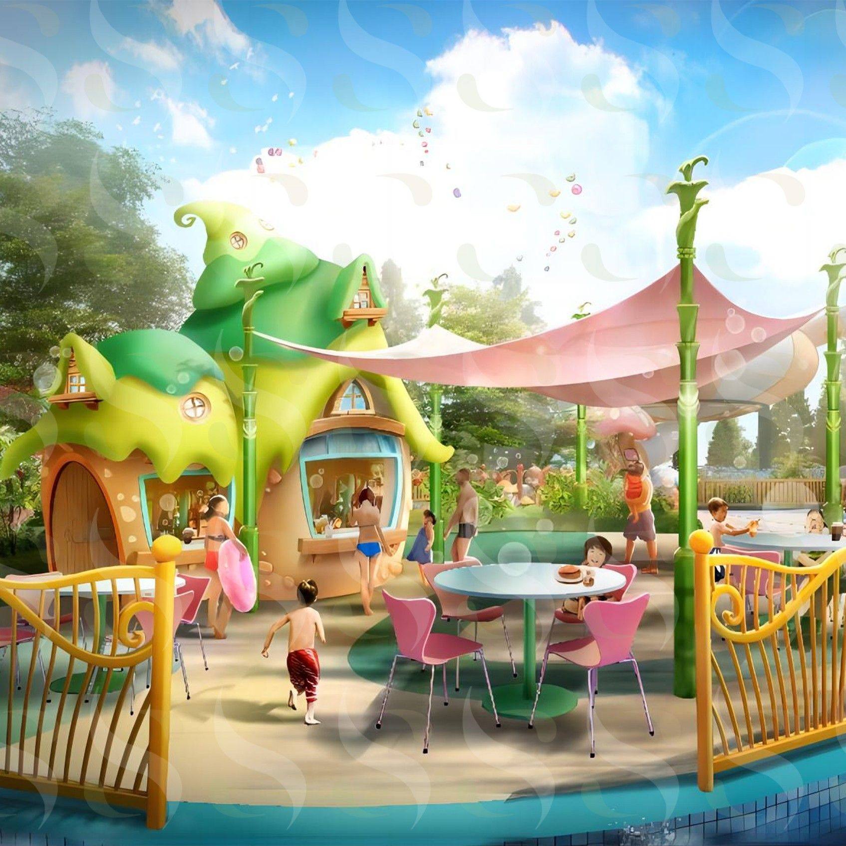 射阳安徒生童话乐园-丑小鸭幻彩水世界