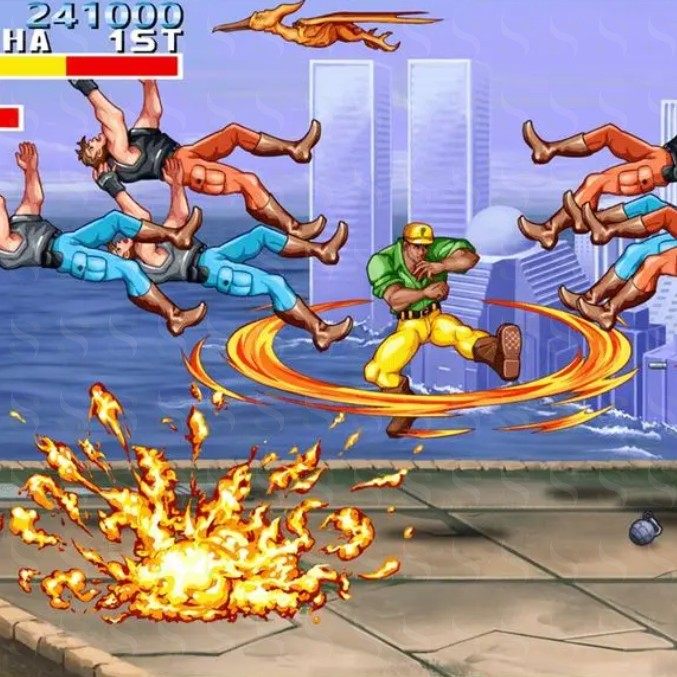 体感互动投影空间版-体感快打旋风（恐龙快打）