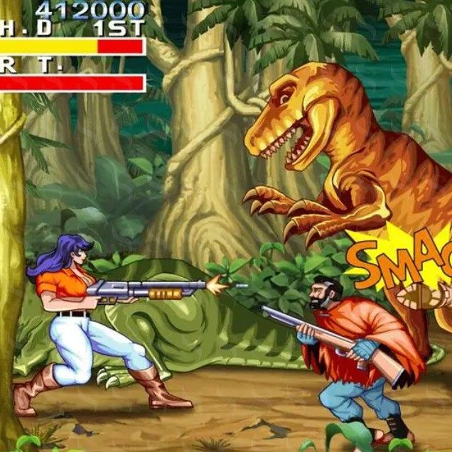 体感互动投影空间版-体感快打旋风（恐龙快打）