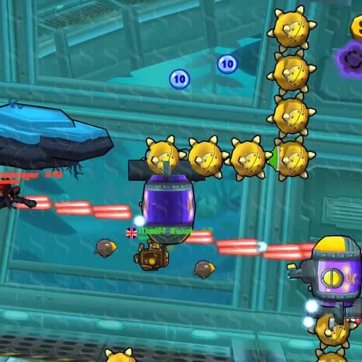 体感互动投影空间版-体感太空战车