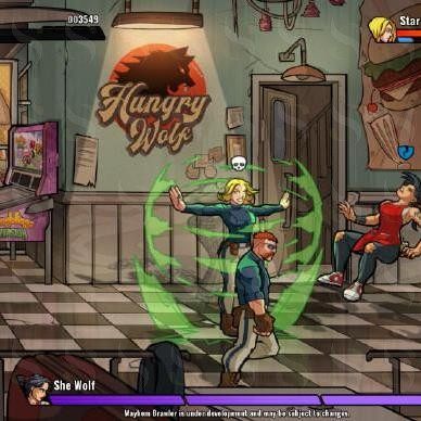 体感互动投影空间版-体感街机(怒之铁拳混乱斗士)