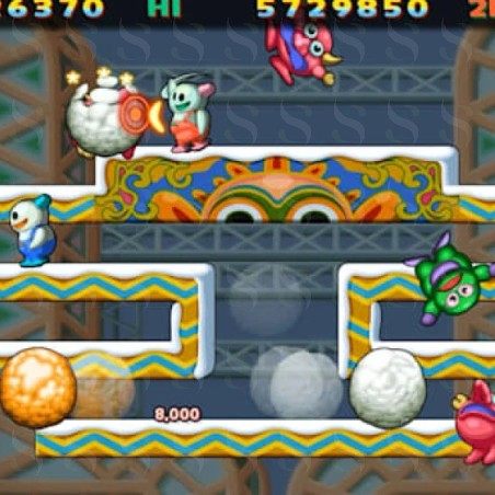 体感互动投影空间版-体感雪人兄弟