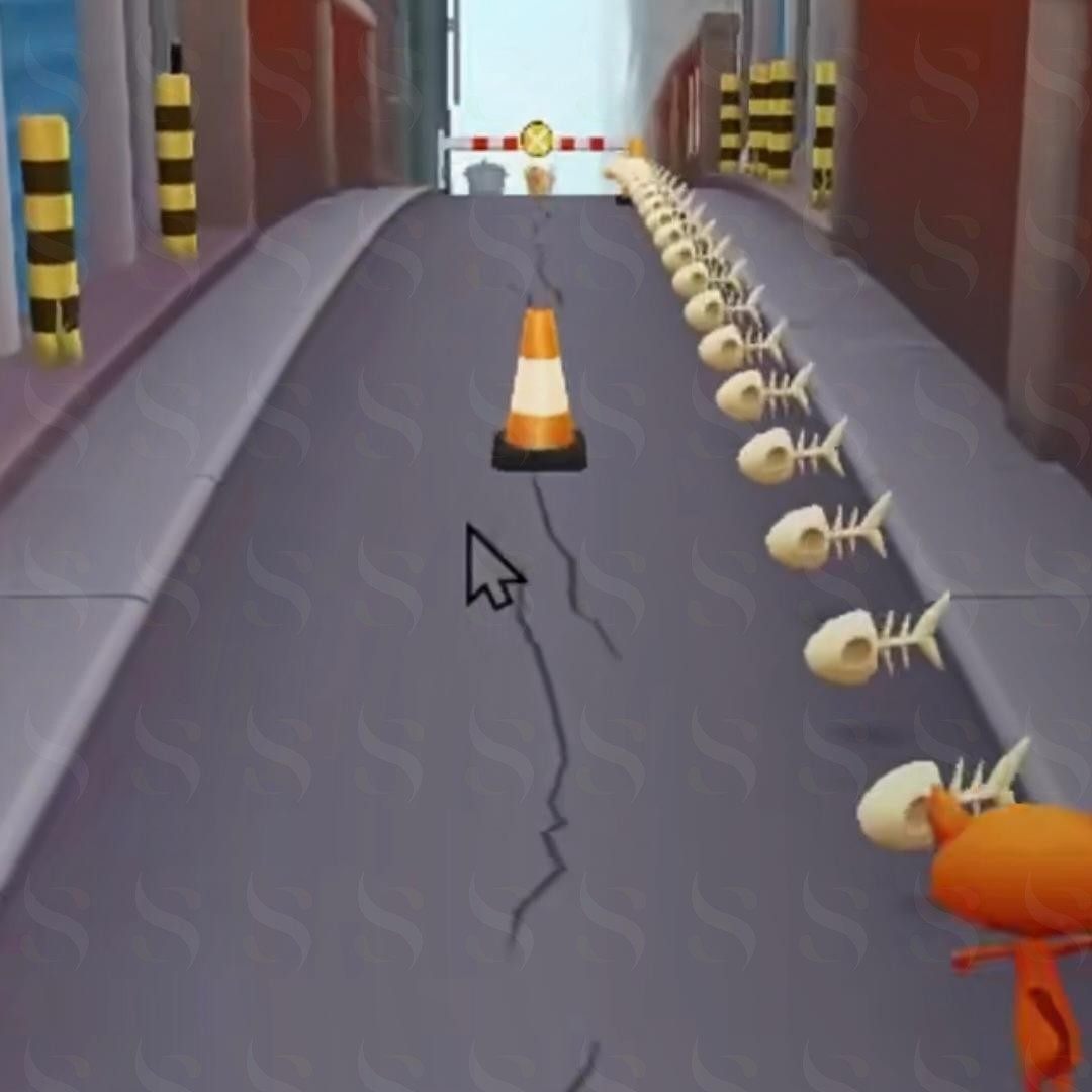 体感互动投影空间版-体感小动物向前冲