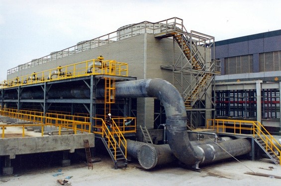Fiberglass-structure-industrial-cooling-tower