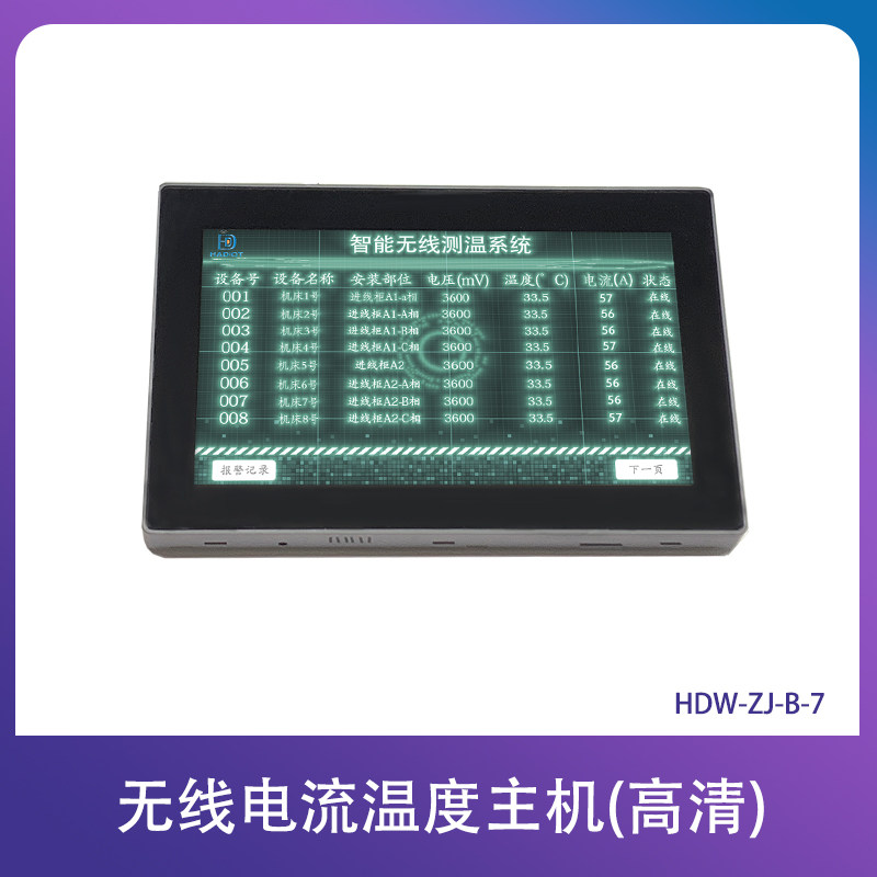 无线电流温度主机