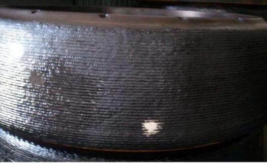 Surfacing repair of grinding roller in Zhanjiang Power Plant