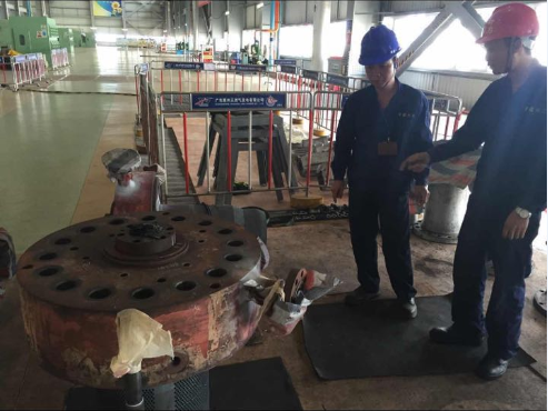 Maintenance of high and low pressure valves of Huizhou natural gas power plant