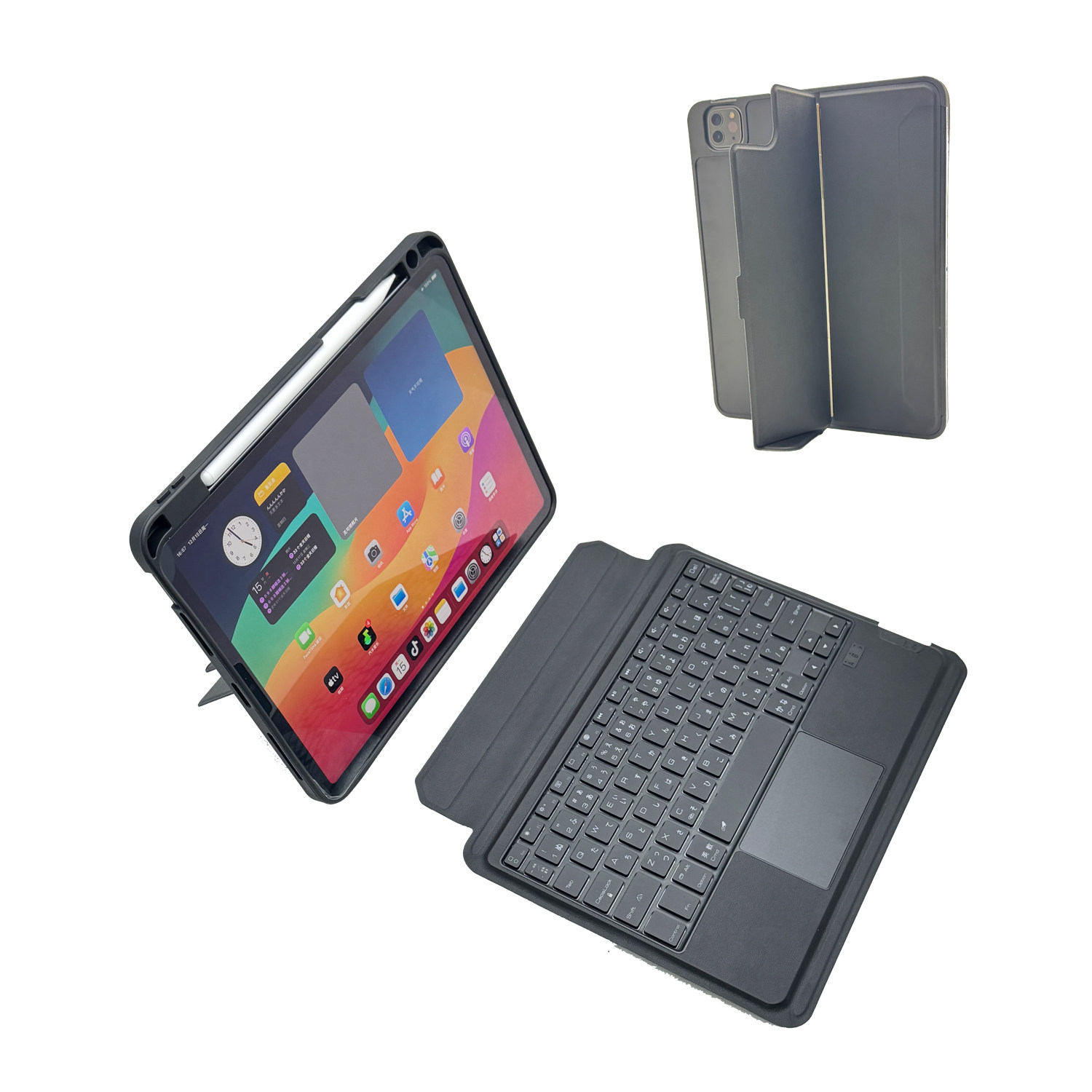 Detachable for iPad Pro 11 Inch 2024 for iPad 10.2 2019-2021 Keyboard Case with Touchpad Compatible