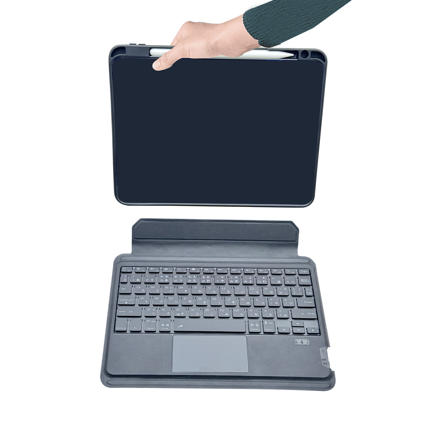 Detachable for iPad Pro 11 Inch 2024 for iPad 10.2 2019-2021 Keyboard Case with Touchpad Compatible