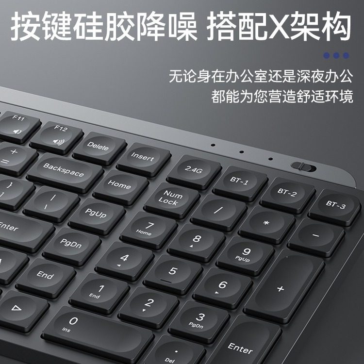Office Wireless Keyboard with Mouse Combo