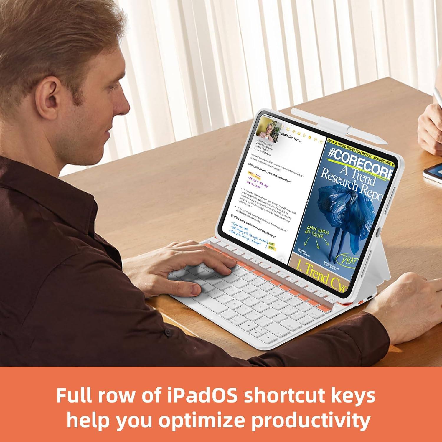 Bingoaltec Case with Keyboard Compatible for iPad 10th Generation & 11th (A16, 2025)