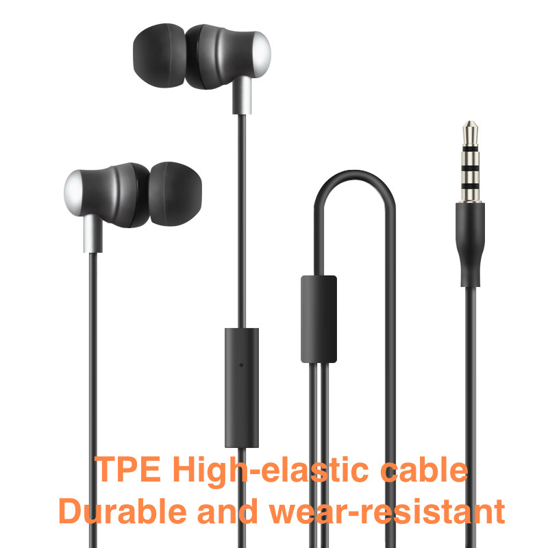 Magnetic Suction Earphones Wearing Comfortable Surround Sound Stereo Effects 3.5mm Audio Interface Wired Earphones Js05