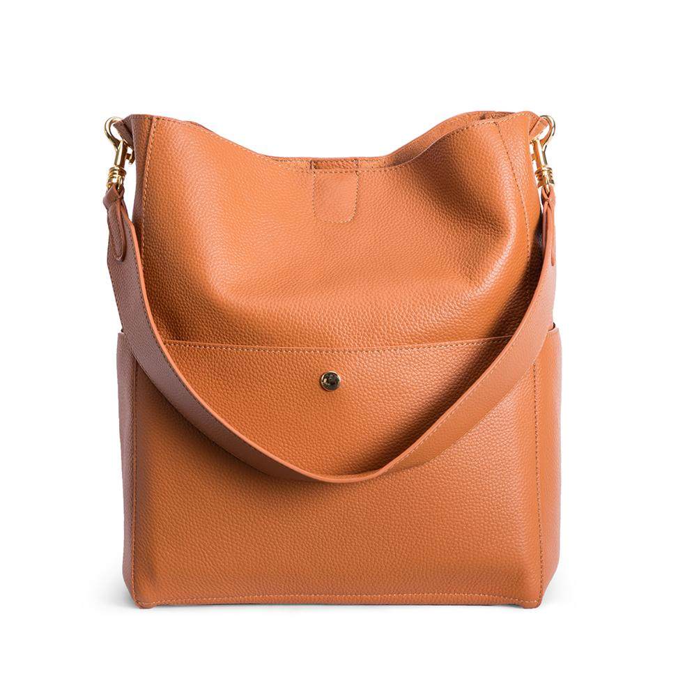Soft Cow Leather TOTE BAG Large Capacity Handbag Set