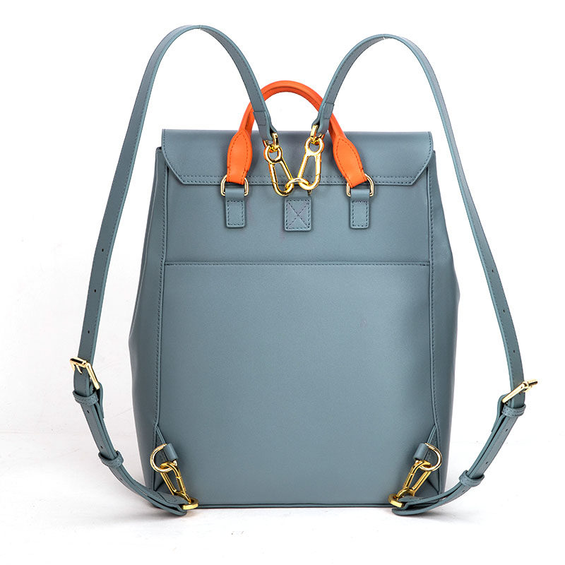 Guangzhou custom leather backpack oem designer