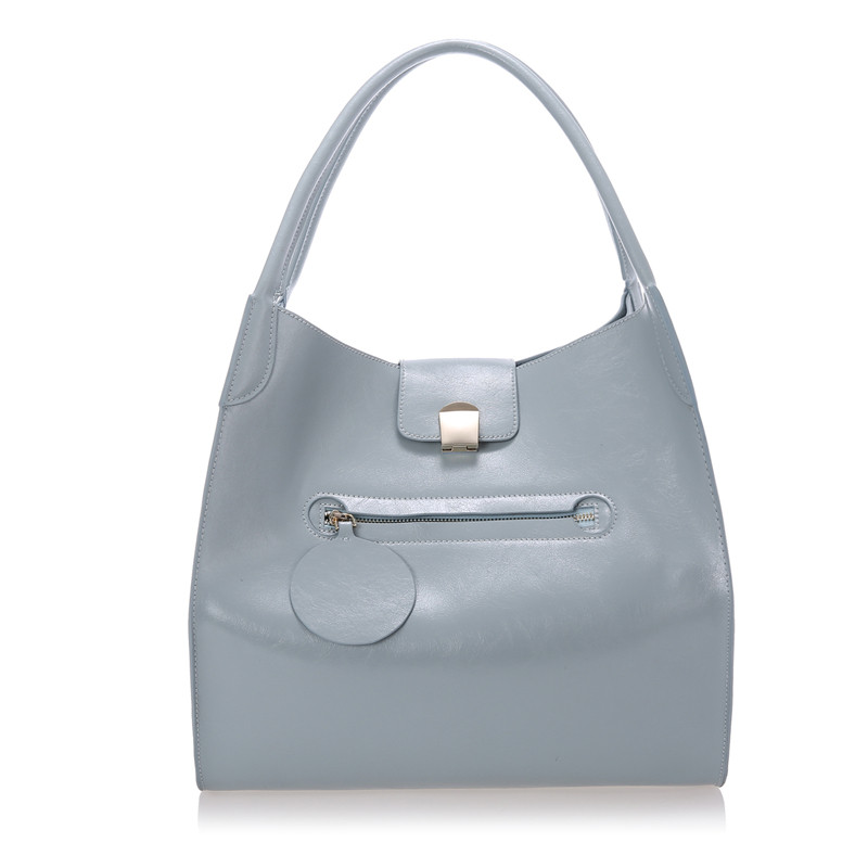 Baby Blue Color Classical Designer Shoulder Bag