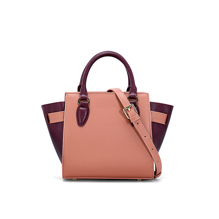 Amazon Hot Selling lady bag Eco Friendly Pink PU Leather bag