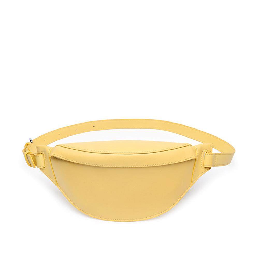 yellow color fanny pack girl's waist bag