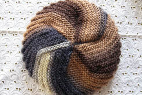 The one -type woven hat that the novice can also complete, i want such hats too