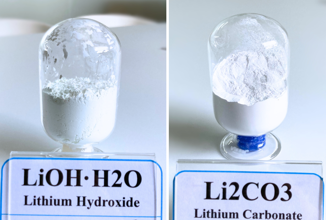 Lithium: lithium carbonate & lithium hydroxide
