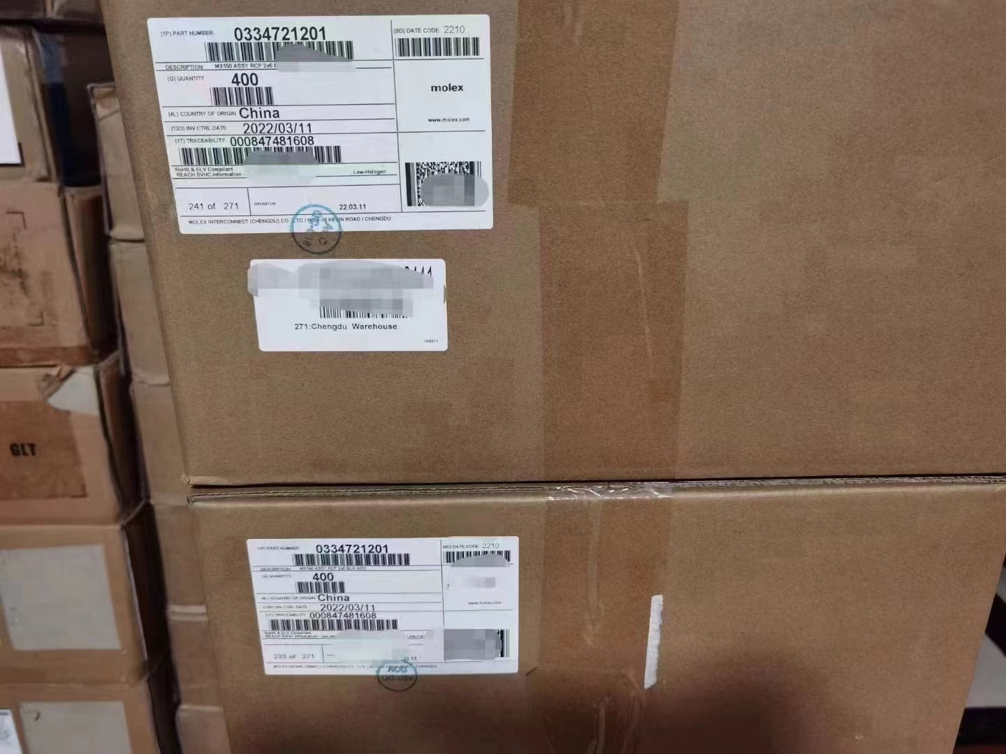 0334721201 - MOLEX/莫仕 连接器