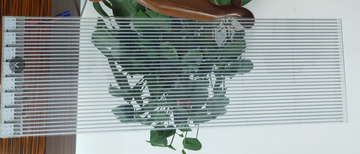 LC adhensive transparent screen