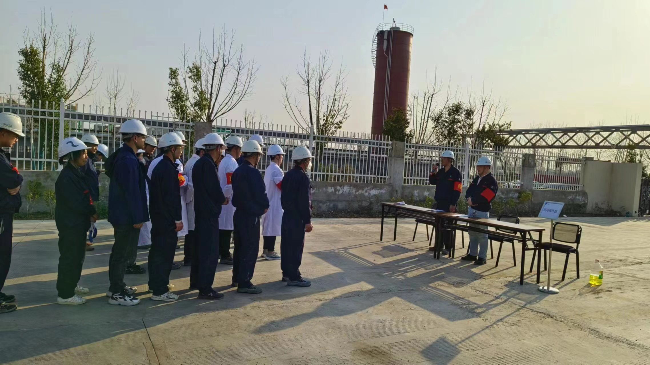 安徽万合佳尔生物科技有限公司2023年危化品泄露综合演练