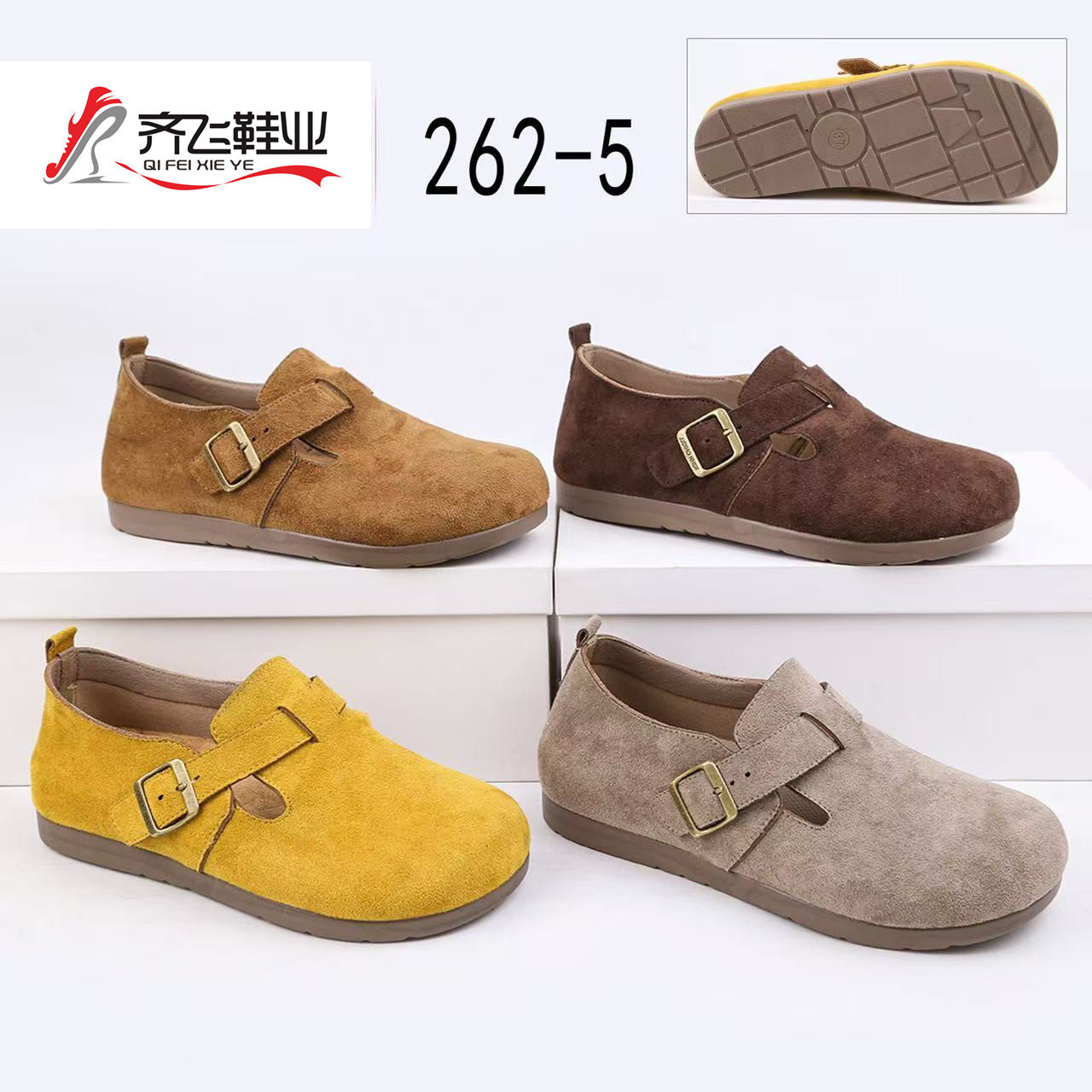 26年春季新款时尚女勃肯鞋