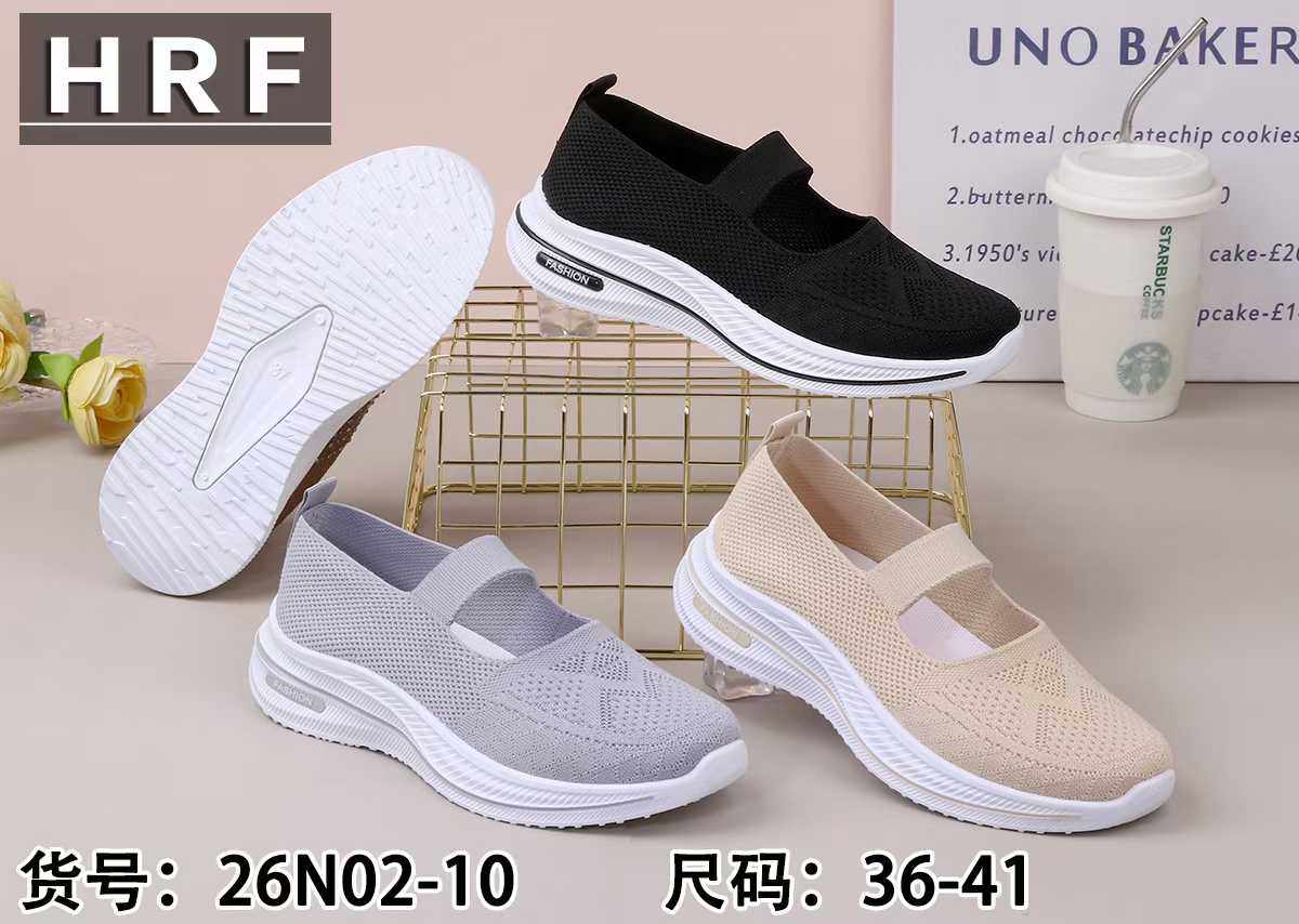 26年春季新款时尚飞织女健步