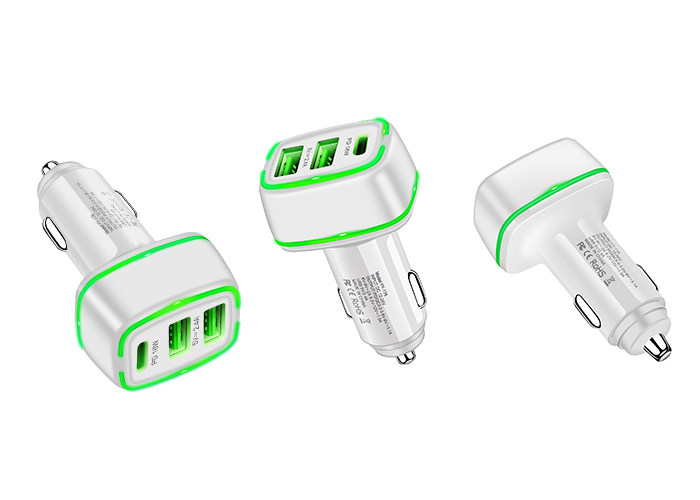 3 Ports 38W Max Car Charger