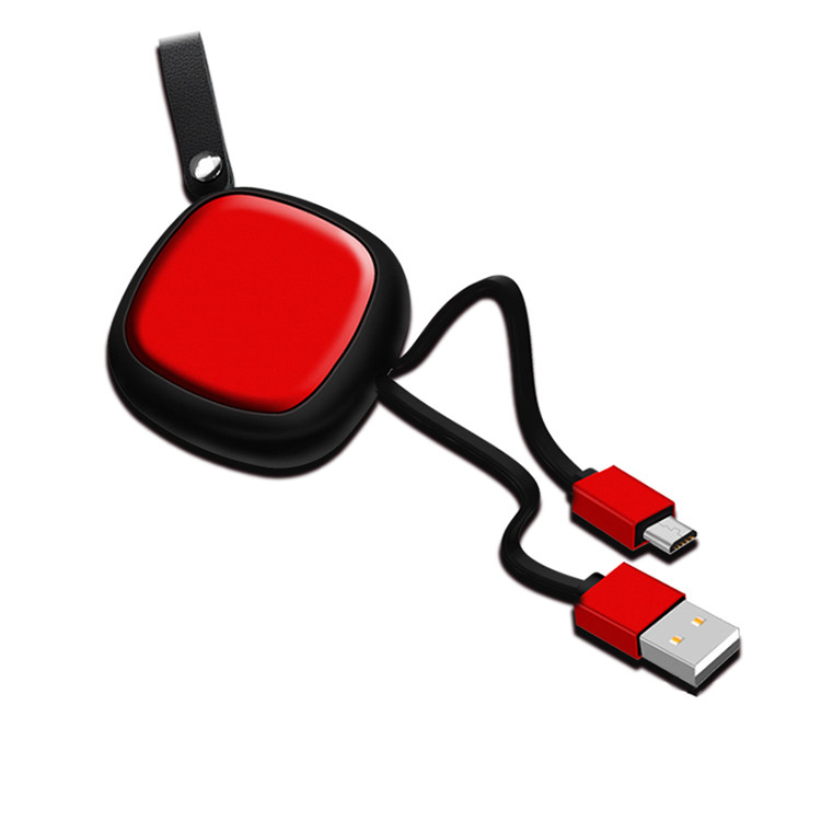 Keyring Retractable USB Cable