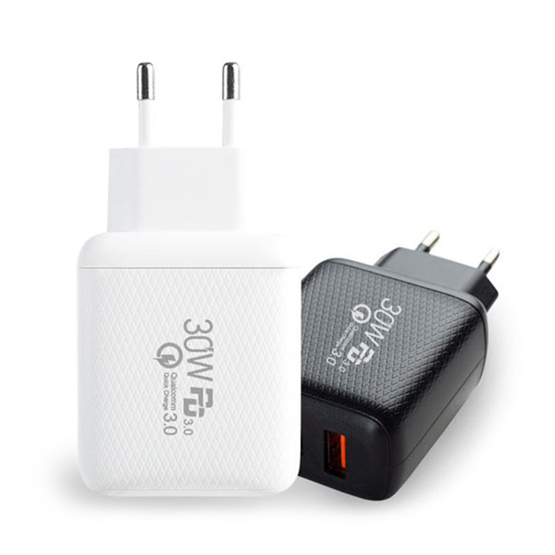 PD 30W QC 18W Dual Ports Wall Charger EU Standard